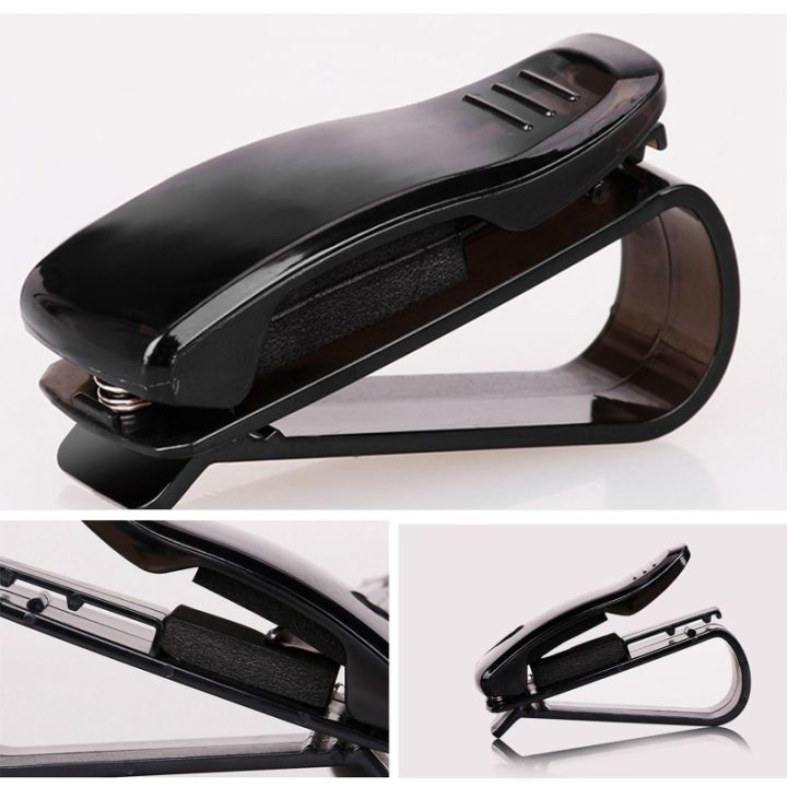 mounted-glasses-holder-car-clip-s-type-storage-tissue-keys-receipts-tickets-directly-clamp