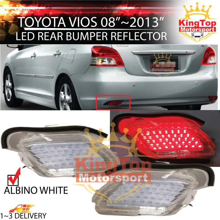 TOYOTA VIOS 2008 2009 2010 2011 2013 NCP93 Dugong LED REAR BUMPER