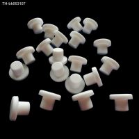 ✼♚ 5/10/20pcs White Round Silicone Rubber Blanking End Cap Inserts Seal Plug Stopper 2.6mm-14mm