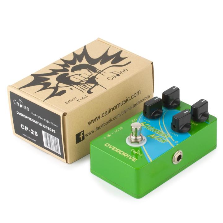 caline-เอฟเฟคกีตาร์-เสียงแตก-overdrive-รุ่น-cp-25-highway-man-distortion-guitar-effect-pedal