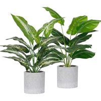 Fake Plants Artificial Potted Faux Plants for Office Desk Home Farmhouse Decor