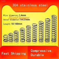 ✽ Fast Shipping 5PCS 304 Stainless Steel Compression Spring Wire Diameter 1.4mm Y-type Rotor Return Spring SUS Compressed Spring