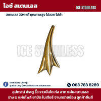 สแตนเลส ตีนเป็ด สีทอง Stainless 304