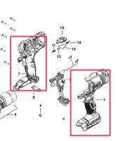 อะไหล่แท้ ฝาครอบคู่ #7 Stanley SCD700D2K N714290