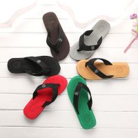 SG# READY STOCK Men Flip Flops Summer Slippers Fashion Casaul Flip Flops for Men Men Outdoor Flip Flops Beach Selipar Le