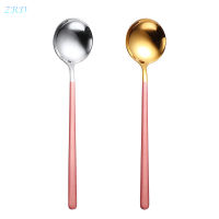 WaterWheel Stainless Steel Spoon Korean Style Spoon Household Exquisite Long Handle Spoon Soup Bibimbap Spoon