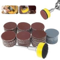 100Pcs 1นิ้ว25มม. แผ่นขัด Pad 100-3000 Grit Asive Polishing Pad Kit สำหรับ Dremel โรตารี่เครื่องมือ Sandpapers อุปกรณ์เสริม