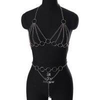 เซ็กซี่ Body CHAIN เครื่องประดับ Harness Gothic ผู้หญิง waistband jewelly Belly เข็มขัดเทศกาลสาว Punk แฟชั่นอุปกรณ์เสริม Ling seeries