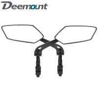 Deemount Cycling Rear View Mirror Mount Bracket Bicycle Bike E-Bike Scooter Back Sight Reflector Rotation Angle Adjustable Lens