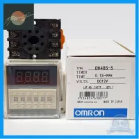 ⭐4.9 88+ขายแล้ว คุ้มค่า Timer DH48S-S Omron 0.1S-99H Coil 12 V + Socket คุ้มค่าสำหรัเงิน  แผงวงจรหรือชิ้นส่วนแผงวงจร