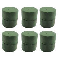 12Pcs/Set DIY Flower Arrangement Kit Green Round Wet Floral Foam Wedding Aisle Flowers Party Decoration