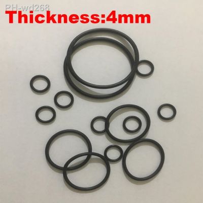 50pcs 45x4 45x4 46x4 46x4 47x4 47x4 ODxThickness Black NBR Nitrile Chemigum Rubber Oil Seal Grommet Washer O-Ring O Ring Gasket