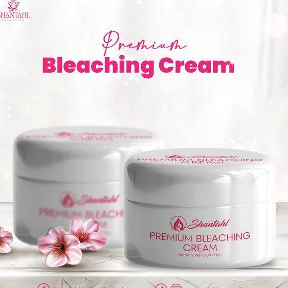 Shantahl Premium Bleaching Cream 250ml Bleaching Scrub for Body Whitening for Face and Body