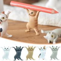 Dancing Cat Enchanting Cat Fun Desktop Decoration Cartoon Desk Decoration Toy Cat Bracket Doll T4Q7