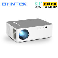 BYINTEK K20 Basic Video Movie Projector 1080P Full HD Projector 500 ANSI Lumens Compatible with PC Laptop U disk TV Box HD DVD PS4 for Home Theater Office Entertainment