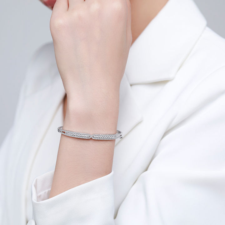 ailmay-solid-925-sterling-silver-bracelets-for-women-round-classic-ten-hearts-clear-zircon-bracelets-fine-female-fashion-jewelry