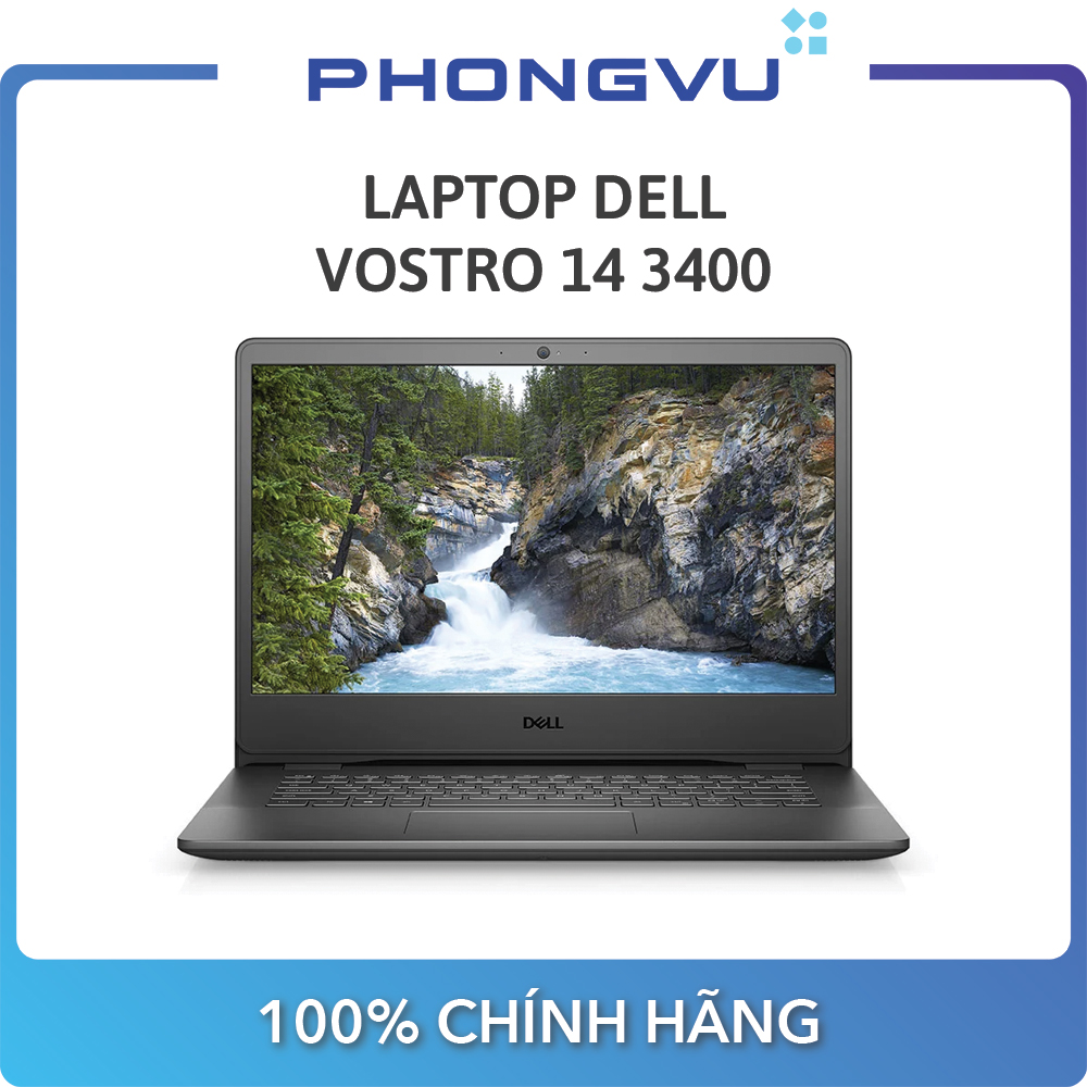 Laptop Dell Vostro 14 3400 (14 inch FHD/i7-1165G7/8GB/512GB SSD/GeForce MX330/Win10 Home SL) (Đen)
