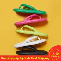 2023 Summer New Eva Pool Flip Flops Woman Clip Toe Soft Bottom Pillow Slippers for Women Platform Non-Slip Beach Slides Sandals