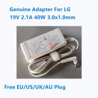 (ใหม่-ต้นฉบับ)♕ของแท้19V 2.1A 40W 3.0X1.0Mm LCAP21C LCAP25B ADS-40SG-19-2 ADS-40MSG-19แหล่งกระจายไฟ AC Charger Laptop อะแดปเตอร์สำหรับ LG กรัม