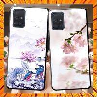 Sam-sung case M10 A91 ซัมซุง เคสกระจกนิรภัย A71 เคสศัพท์ A51 เคสขอบนุ่ม กระจกเงา เทรนด์บุคลิกภาพบัวจิตรกรรม&amp;&amp;**--&amp;* กรณีสินค้ามีสี ไซท์ เบอร์รบกวนลุกค้าทักมาสอบถามหรือเเจ้งที่เเชทก่อนสั่งสินค้าด้วยนะคะ