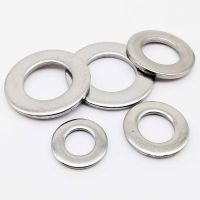 10/50/100 Buah DIN125 M1.6 M2 M2.5 M3 M3.5 M4 M5 M6 M8 M10 M12 A2-70 304 Stainless Steel Flat Washer Plain Gasket