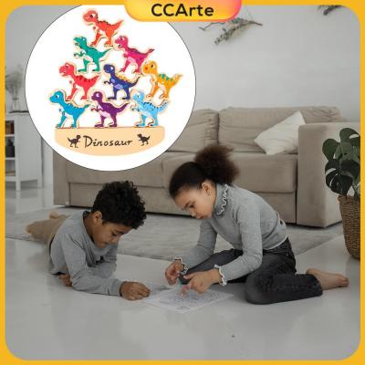 ของเล่นไดโนเสาร์ CCArte ของเล่นไม้ซ้อน Kado Ulang Tahun ของเล่นเพื่อการศึกษา