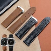 สายนาฬิกาทางเลือก Hamilton Leather Eternal Khaki Field Aviation Jazz Series Hamilton Bracelet Men