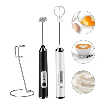 Wireless Milk Frothers Electric Foam Maker Eggs Beater Handheld Blender With USB High Egg Speed Coffee Cream Mixer Kitchen Tools