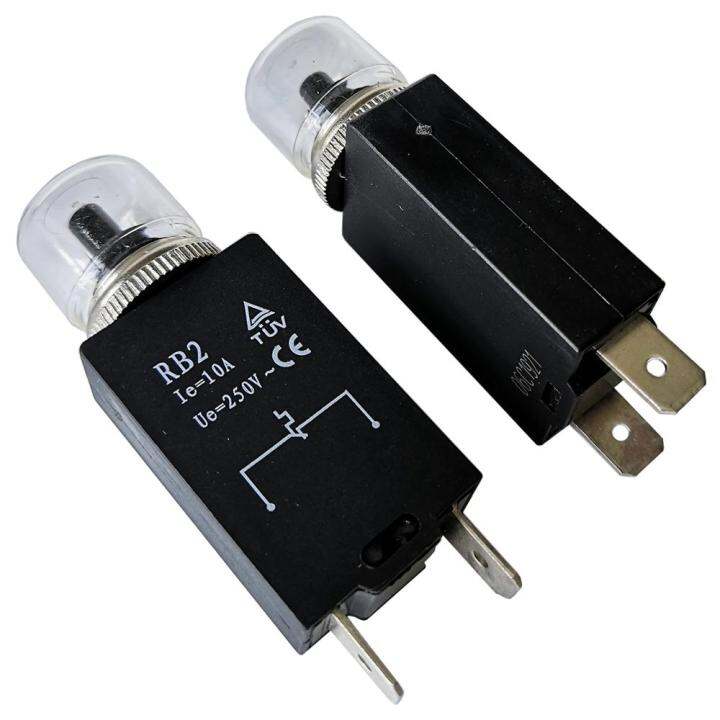2pcs Rb2 Circuit Breakers Overload Short Circuit Protector For Electric