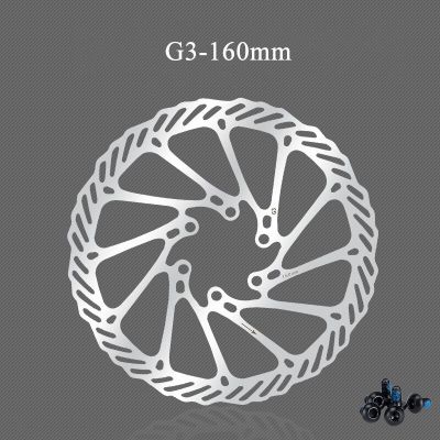 TOOPRE MTB ดิสก์จักรยานผ้าเบรก160/180/203มม. จานเบรคคาสเซ็จานเบรคสแตนเลสเบามากพร้อมสกรูอะไหล่รถจักรยาน