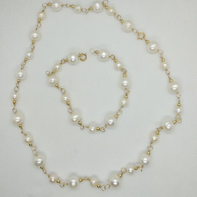 Khai Asia Pearl freshwater pearl 1420 set | Lazada PH