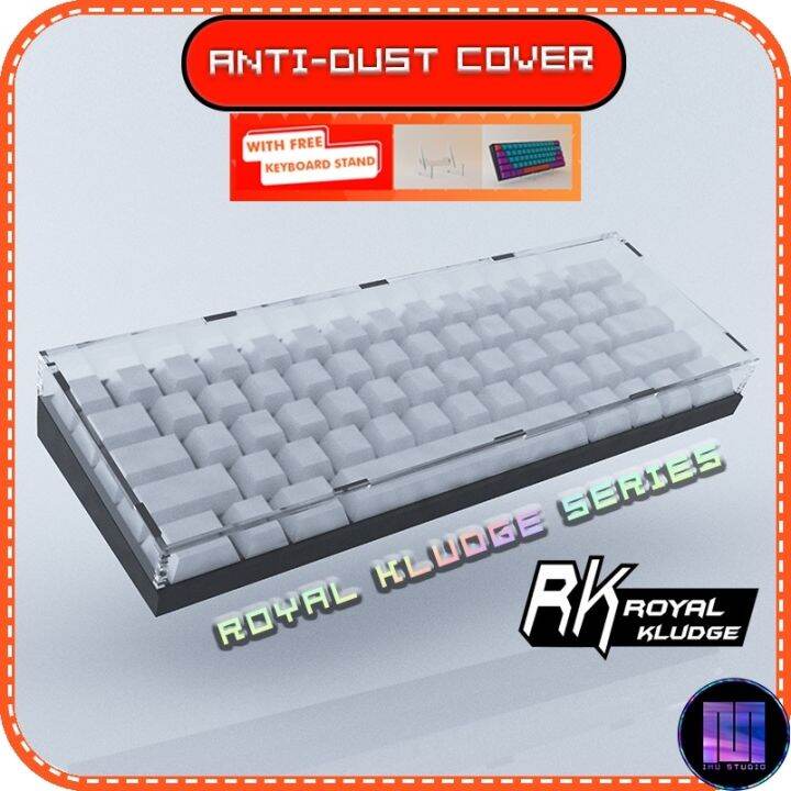 Royal Kludge RK Mechanical Keyboard Cover Acrylic Anti Dust Keyboard