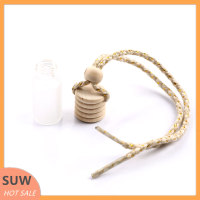 ? SUW 10pcs 5ml ขวดน้ำหอมรถยนต์สำหรับน้ำมันหอมระเหย Air freshener perfume pendant