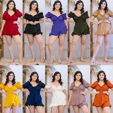 Plus size hotsell skort romper