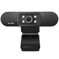 Ashu H800 Full HD Video Webcam 1080P HD Camera USB Webcam Focus Night Vision Computer Web Camera with Built-in Microphone