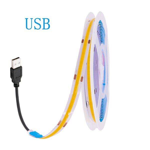 dc-5v-led-cob-แถบไฟ-usb-ความหนาแน่นสูง320led-ส่องแสงเป็นเส้นตรงที่ยืดหยุ่นได้ไฟแบบเทปที่อบอุ่นสีขาวสีแดงสีน้ำเงินสีเขียวโคมไฟ-led-แถบตกแต่งแถบไฟ