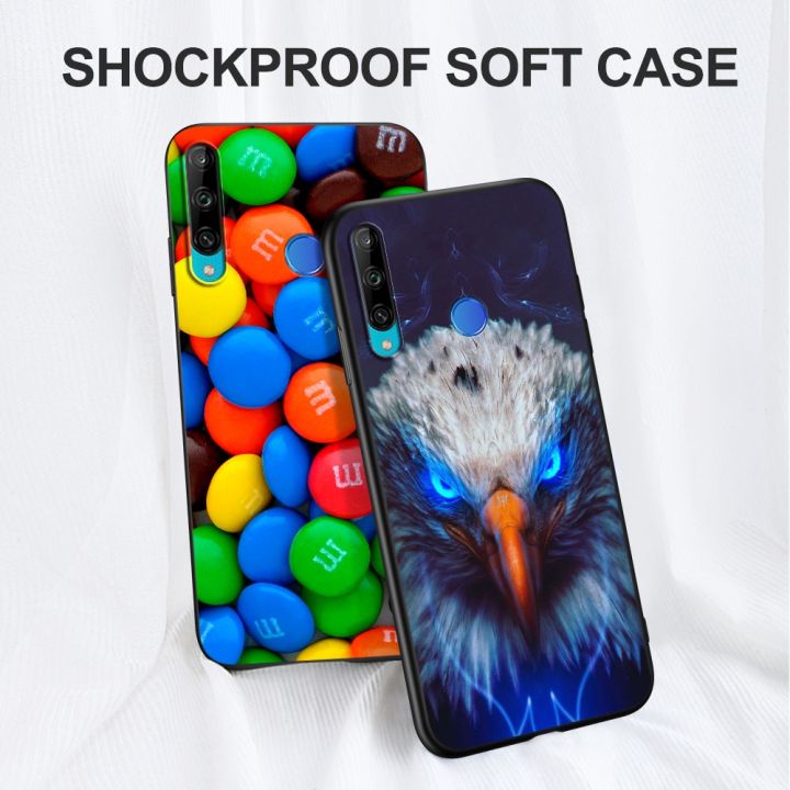 case-for-huawei-p40-lite-e-case-phone-back-cover-soft-silicon-black-tpu-cat-tiger