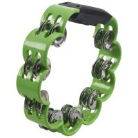 Shamrock Tambourine for Kids and Adults - Easy to Use - Comfortable Hand Held Percussion Instrument - Great for Choirs - Percuss