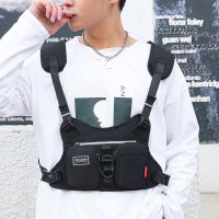 Street Hip-hop Chest Rig Bag 2022 New Sports Vest Bag Fashion Nylon Men Waist Pack Functional Tactical Chest Bags Phone Pack Running Belt