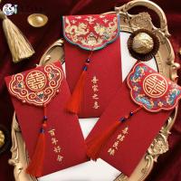 YTSKY คลาสสิกแบบคลาสสิก ทันสมัยและทันสมัย ของขวัญสำหรับเด็ก Hongbao Bao 10ชิ้นต่อชิ้น เทศกาลฤดูใบไม้ผลิ แพ็คเก็ตเงิน ซองใส่เงิน ซองสีแดงจีน เงินโชคดี