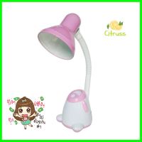 ไฟอ่านหนังสือ HATASHI HL-5535 พลาสติก/โลหะ โมเดิร์น สีขาว/ชมพูTABLE LAMP HATASHI HL-5535 MODERN PLASTIC/METAL WHITE/PINK **ทักแชทได้ค่ะ ยินดีบริการ**