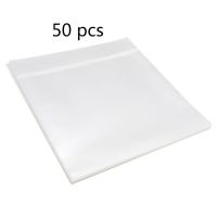 50Pcs 12 "Vinyl Record Protector LP Record Plastic Bags Anti-Static Record Sleeves Outer Inner Plastic Clear Cover Container