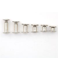 20pcs 12mm/10mm/8mm/6mm/5mm/4mm Chicago Screws Photo Album Screws Snap Rivet Books Butt Screw Assembling Bolts