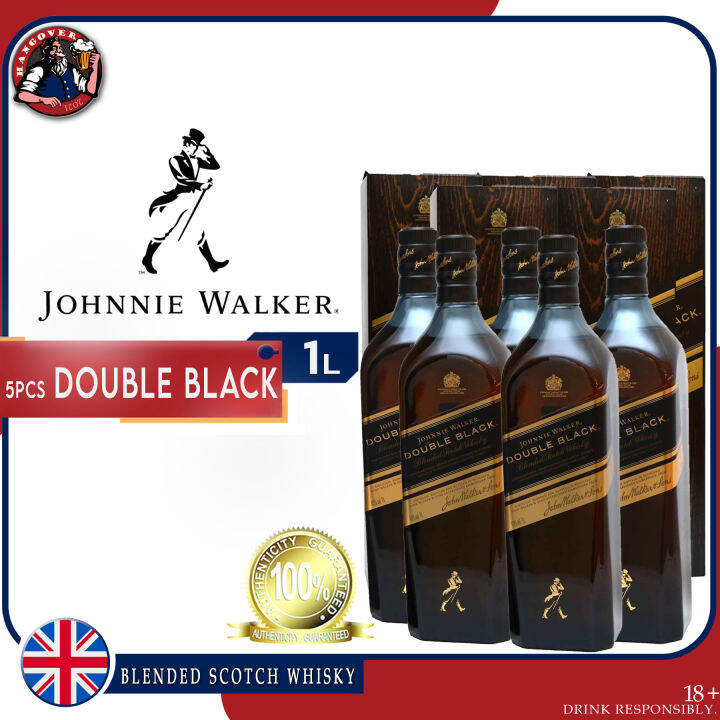 Johnnie Walker Double Black Label 5pcs with Box Bundle Lazada PH