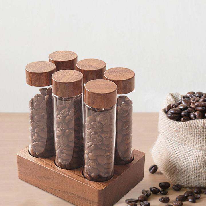 shamjina Coffee Bean Test Tubes Coffee Beans Tubes Bottle Transparent