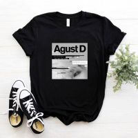 ☑❇▧  New Korean Version of KPOP Agust D Printed Women T-shirt D-2 Album Unisex T-shirt Yoongi Shirt Teen Clothes Graphic T-shirt Tops