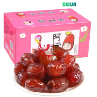 ZEJUN 【จัดส่งที่รวดเร็วจากจุด】Ejiao Jujube 408 g/carton Candied Jujube อาหารว่างยามว่าง