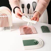 【CW】 Silicone Table Coaster Hot Dishes Pot Holder Placemat Multipurpose Holders for Resistant Pan