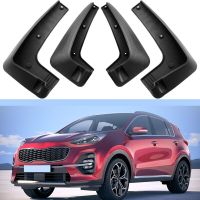 4ชิ้นสำหรับ KIA Sportage QL 2016-2021บังโคลนแผ่นบังโคลนแผ่นกันกระเซ็นอุปกรณ์เสริมหลอดไฟเลี้ยว2017 2018 2019 2020