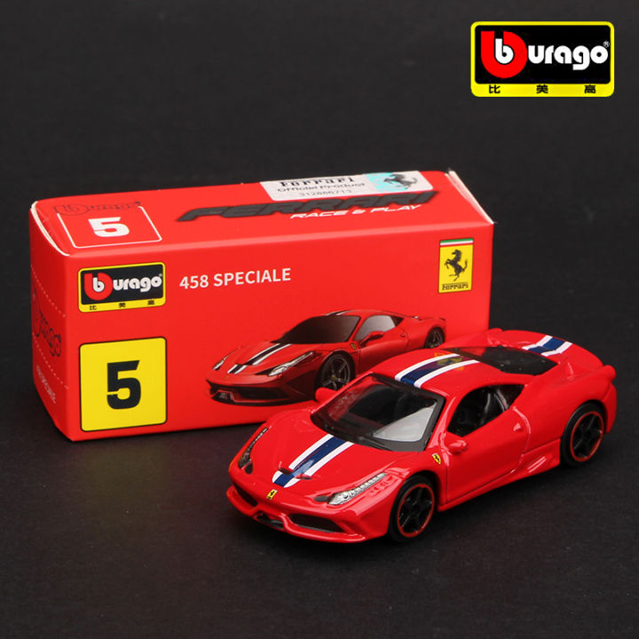 bburago-ferrari-series-หลายรูปแบบ-laferrari-micro-high-precision-model-car-model-collection-kids-xmas-gift-toys-for-boys